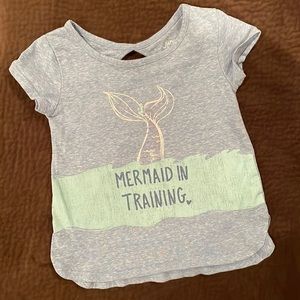 Girls “Mermaid in Training” tee